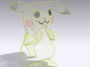 pikachu soft toy 3D Модель