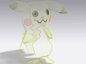 pikachu soft toy 3D Model
