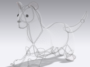 ferret Modelo 3D