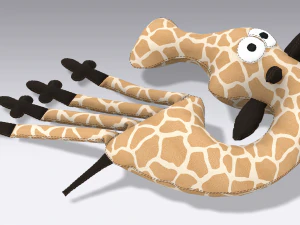 girafa Modelo 3D