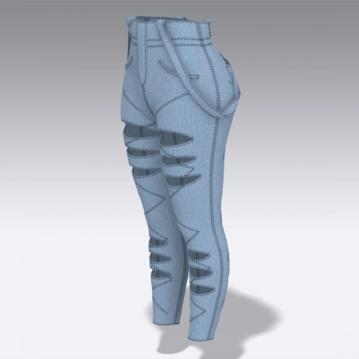 jeans 3D Model .c4d .max .obj .3ds .fbx .stl .blend