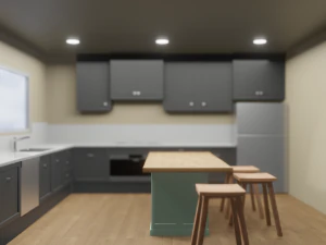 주방 3D 모델