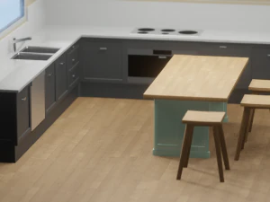 주방 3D 모델