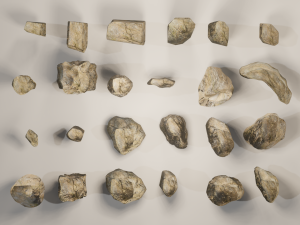 rocks 3D मॉडल