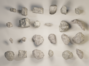 rocks 3D मॉडल