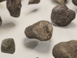 rocks 3D मॉडल