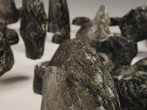 rocks 3D मॉडल