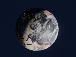 earth 3D 模型