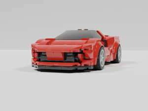 lego ferrari 3D मॉडल