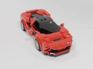 lego ferrari 3D Model