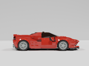 lego ferrari 3D मॉडल