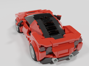 lego ferrari 3D मॉडल