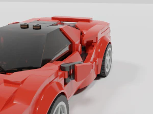 lego ferrari 3D Model