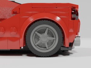 lego ferrari 3D मॉडल
