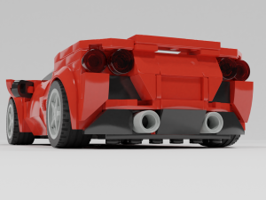 lego ferrari 3D मॉडल
