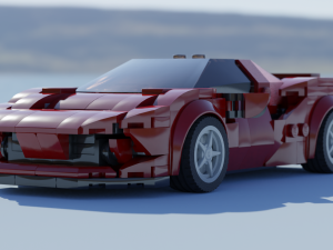 lego ferrari 3D Model
