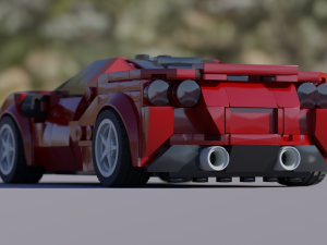 lego ferrari 3D मॉडल