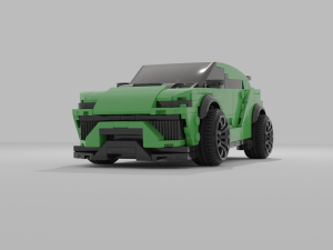 lego sportcar 3D मॉडल
