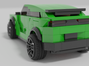 lego sportcar 3D मॉडल
