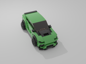 lego sportcar 3D मॉडल