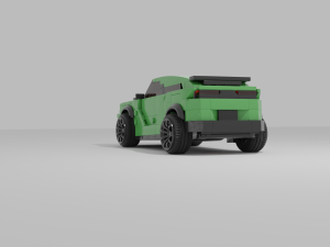 lego sportcar 3D मॉडल