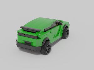 lego sportcar 3D मॉडल