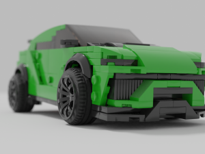 lego sportcar 3D मॉडल