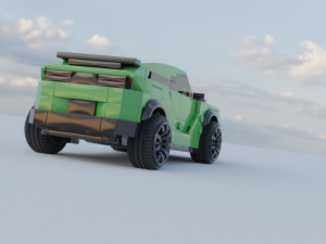 lego sportcar 3D मॉडल