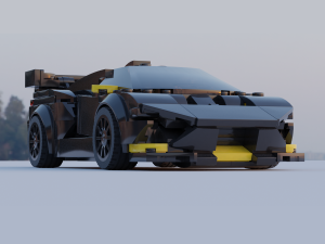 lego sportcar 3D Model