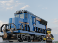 lego train 3D Модель