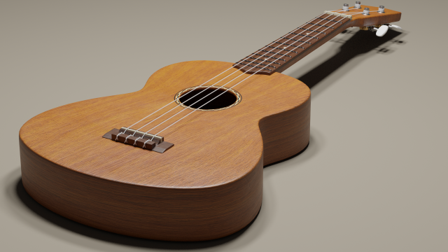 guitar 3D 모델 .c4d .max .obj .3ds .fbx .stl .blend 