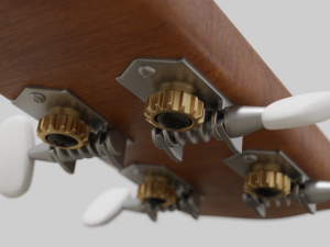 guitar 3D 모델
