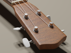 guitar 3D 모델
