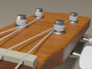 guitar 3D 모델
