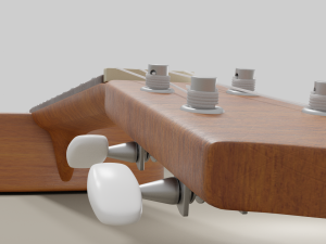 guitar 3D 모델