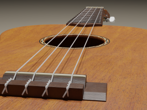guitar 3D 모델