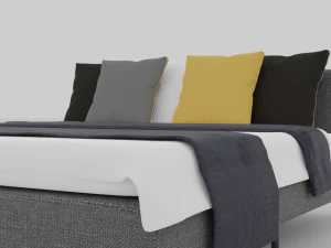 modern bed 3D Model