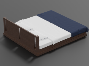 modern bed 3D Модель