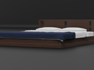 modern bed 3D Модель