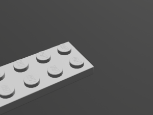 lego plates 3D 모델