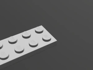 placas de lego Modelo 3D