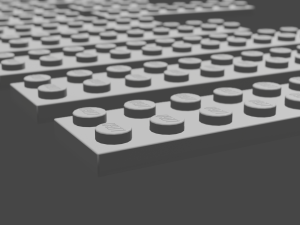 lego plates 3D 모델