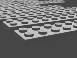 placas de lego Modelo 3D
