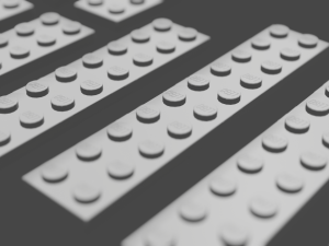 lego plates 3D 모델