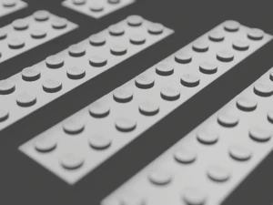 placas de lego Modelo 3D