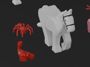 lego animals 3D Model