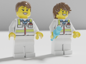 lego minifigures pack 3D Модель
