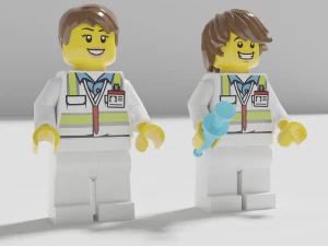lego minifigures pack 3D Model