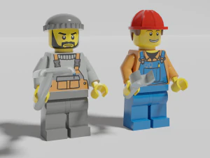 lego minifigures pack 3D Model