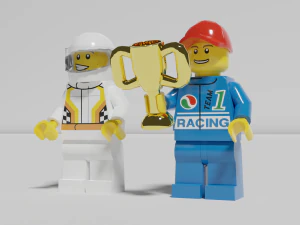 lego minifigures pack 3D Model
